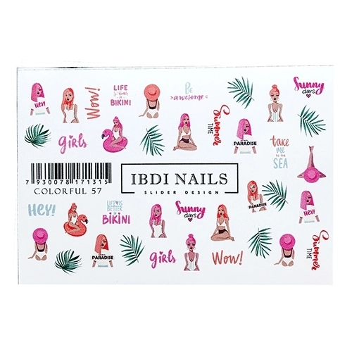 Слайдер дизайн IBDI Nails COLORFUL №57 id/COLORFUL57