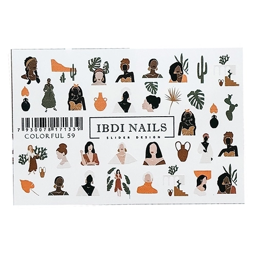 Слайдер дизайн IBDI Nails COLORFUL №59 id/COLORFUL59