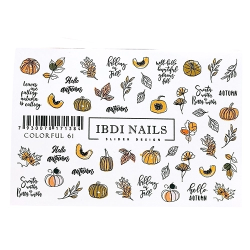 Слайдер дизайн IBDI Nails COLORFUL №61 id/COLORFUL61