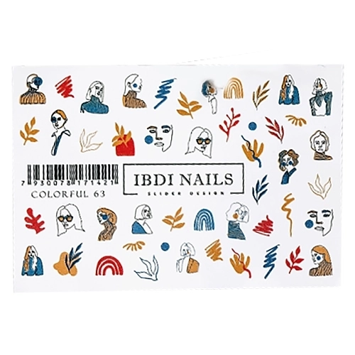 Слайдер дизайн IBDI Nails COLORFUL №63 id/COLORFUL63