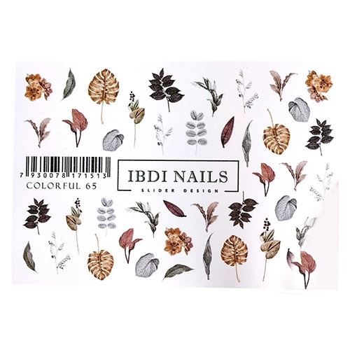 Слайдер дизайн IBDI Nails COLORFUL №65 id/COLORFUL65