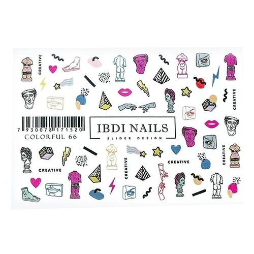 Слайдер дизайн IBDI Nails COLORFUL №66 id/COLORFUL66