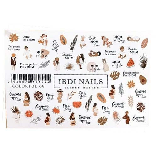 Слайдер дизайн IBDI Nails COLORFUL №68 id/COLORFUL68
