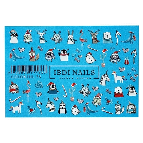 Слайдер дизайн IBDI Nails COLORFUL №78 id/COLORFUL78