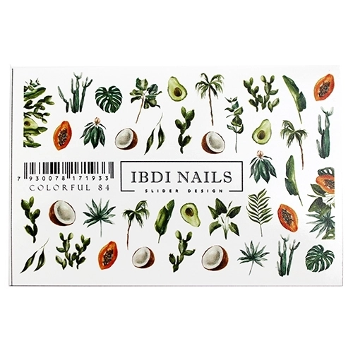 Слайдер дизайн IBDI Nails COLORFUL №84 id/COLORFUL84