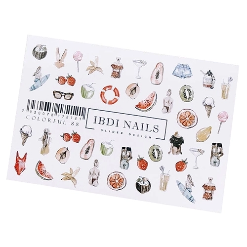 Слайдер дизайн IBDI Nails COLORFUL №88 id/COLORFUL88