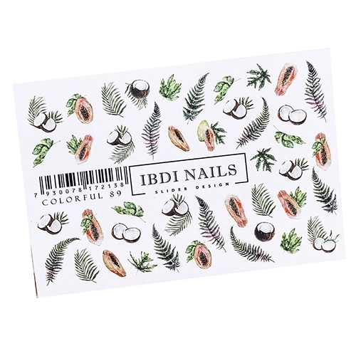 Слайдер дизайн IBDI Nails COLORFUL №89 id/COLORFUL89