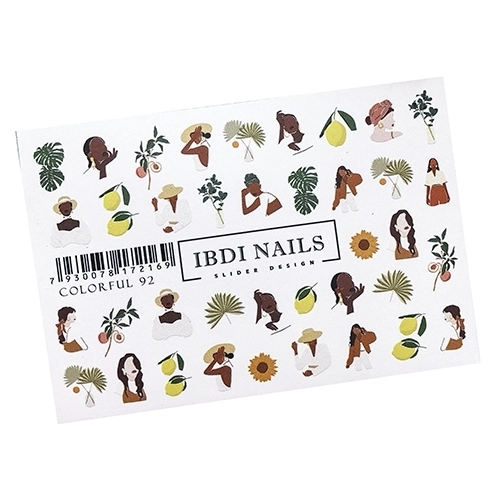 Слайдер дизайн IBDI Nails COLORFUL №92 id/COLORFUL92