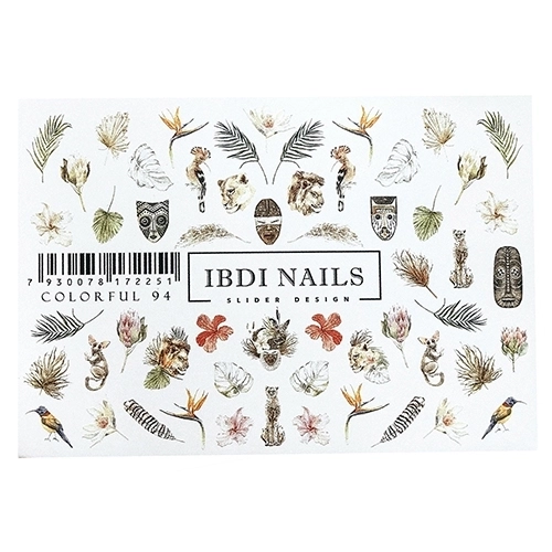 Слайдер дизайн IBDI Nails COLORFUL №94 id/COLORFUL94