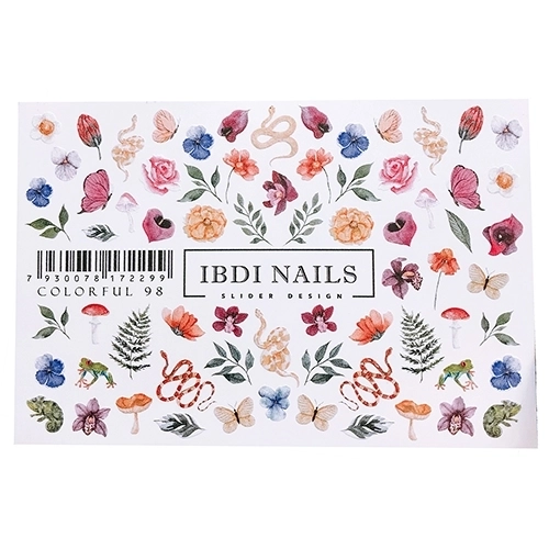 Слайдер дизайн IBDI Nails COLORFUL №98 id/COLORFUL98