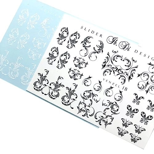 Слайдер дизайн IBDI Nails VENZEL 1 WHITE id/VENZ1
