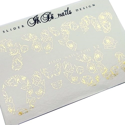 Слайдер фольгированный FOIL 32 (золото), IBDI Nails id/f32g