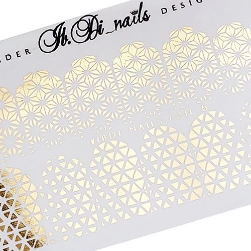 Слайдер фольгированный IBDI Nails FOIL 06 золото id/f06g