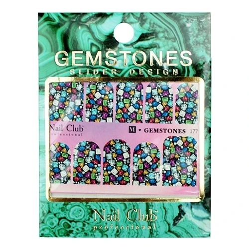 Слайдер-дизайн Gemstones, Nail Club nc/sd02