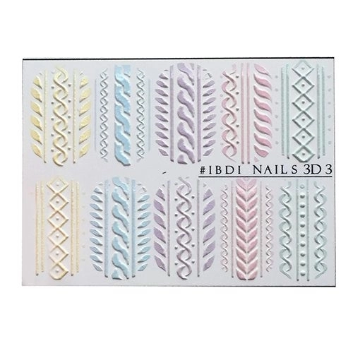 Слайдер-дизайн IBDI Nails 3D-3 id/3D-3