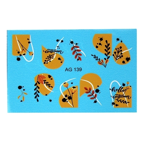 Слайдеры SiNail Аэрография AG №139 SN-AG139
