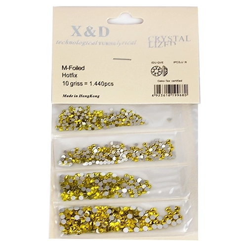 Стразы, Цвет: Citrine A16 (6 размеров) 26912-02