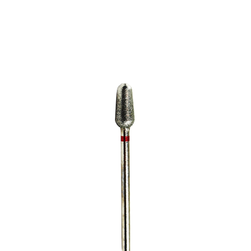 Фреза алмазная 45 F мелкая (красная) насечка, Ø0,4 см, груша km/045м - фото 559284