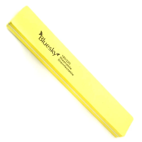 Шлифовщик прямоугольный Bluesky, абразивность 180/220 грит, желтый 231095