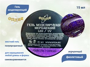 {{productViewItem.photos[photoViewList.activeNavIndex].Alt || productViewItem.photos[photoViewList.activeNavIndex].Description || 'Гель для ногтей моделирующий самовыравнивающийся Опция, мерцающий фиолетовый, 15 мл'}}