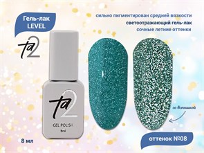 {{productViewItem.photos[photoViewList.activeNavIndex].Alt || productViewItem.photos[photoViewList.activeNavIndex].Description || 'Гель-лак Ta2 LEVEL №008, 8 мл'}}