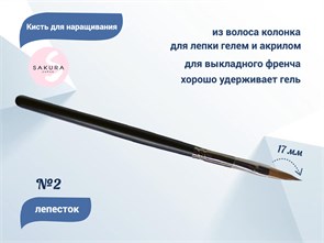 {{productViewItem.photos[photoViewList.activeNavIndex].Alt || productViewItem.photos[photoViewList.activeNavIndex].Description || 'Кисть для геля Sakura Лепесток №2, длина 17 мм'}}