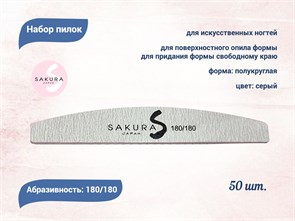 {{productViewItem.photos[photoViewList.activeNavIndex].Alt || productViewItem.photos[photoViewList.activeNavIndex].Description || 'Набор пилок для искусственных ногтей Sakura, серая, полукруглая, 180/180, 50 шт'}}