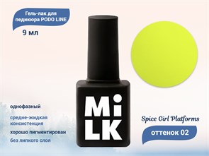 {{productViewItem.photos[photoViewList.activeNavIndex].Alt || productViewItem.photos[photoViewList.activeNavIndex].Description || 'Однофазный гель-лак для педикюра Milk PODO LINE 02 Spice Girl Platforms'}}