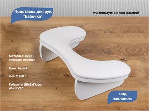 {{productViewItem.photos[photoViewList.activeNavIndex].Alt || productViewItem.photos[photoViewList.activeNavIndex].Description || 'Подставка для рук Бабочка, под наклоном'}}