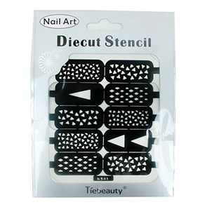 Трафарет для ногтей Diecut Stencil в ассортименте di/st-NS01