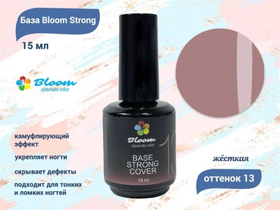 {{productViewItem.photos[photoViewList.activeNavIndex].Alt || productViewItem.photos[photoViewList.activeNavIndex].Description || 'База для ногтей Bloom Strong COVER жесткая №13, 15 мл'}}