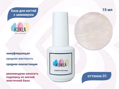 {{productViewItem.photos[photoViewList.activeNavIndex].Alt || productViewItem.photos[photoViewList.activeNavIndex].Description || 'База для ногтей Kukla с шиммером 01, 15 мл'}}