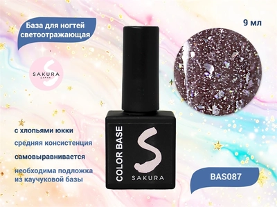 {{productViewItem.photos[photoViewList.activeNavIndex].Alt || productViewItem.photos[photoViewList.activeNavIndex].Description || 'База для ногтей Sakura светоотражающая с хлопьями юки BAS087, 9 мл'}}