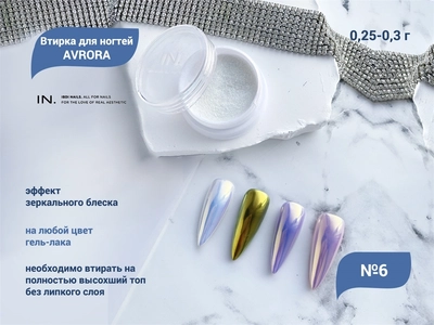 {{productViewItem.photos[photoViewList.activeNavIndex].Alt || productViewItem.photos[photoViewList.activeNavIndex].Description || 'Втирка для ногтей AVRORA 6, IBDI Nails'}}