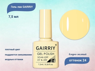 {{productViewItem.photos[photoViewList.activeNavIndex].Alt || productViewItem.photos[photoViewList.activeNavIndex].Description || 'Гель-лак GAIRRIY №024, 7,5 мл'}}