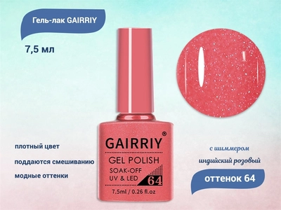 {{productViewItem.photos[photoViewList.activeNavIndex].Alt || productViewItem.photos[photoViewList.activeNavIndex].Description || 'Гель-лак GAIRRIY №064, 7,5 мл'}}
