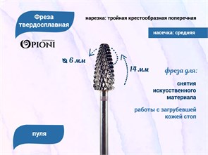 {{productViewItem.photos[photoViewList.activeNavIndex].Alt || productViewItem.photos[photoViewList.activeNavIndex].Description || 'Фреза твердосплавная Opioni, пуля, средняя (фиолетовая), Ø0,6 см, КОПн'}}