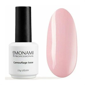 База для ногтей Monami Rubber Base ROSE SHINE, 15 мл mi/rbrsh15