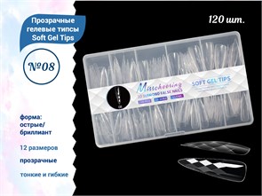 {{productViewItem.photos[photoViewList.activeNavIndex].Alt || productViewItem.photos[photoViewList.activeNavIndex].Description || 'Прозрачные гелевые типсы Soft Gel Tips №10 острые/бриллиант, 120 шт (12 размеров)'}}