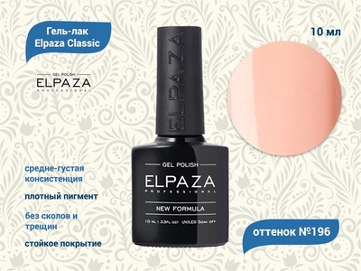 {{productViewItem.photos[photoViewList.activeNavIndex].Alt || productViewItem.photos[photoViewList.activeNavIndex].Description || 'Гель-лак ELPAZA №196, 10 мл'}}