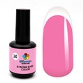 База для ногтей Bloom Strong Color №20  розовый, 15 мл Bl/6000 - фото 443340