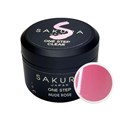 Гель для ногтей Sakura однофазный камуфлирующий Camouflage Nude Rose, 14 г suc2/14. - фото 448715