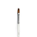 Кисть для акрила ruNail Sable Flat NBF №7 0179 - фото 467192