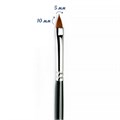 Кисть для геля ruNail Gel Synthetic GNO №4 0164 - фото 467490