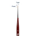 Кисть для дизайна круглая Roubloff синтетика под колонок №1 DS13R-1 - фото 468038