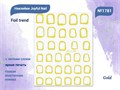 Наклейки Joyful Nail Foil trend №1781 Gold JO-1781G - фото 473878