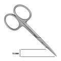 Ножницы для кутикулы Metaleks, 10 см RMS-01RP - фото 474962
