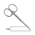 Ножницы для кутикулы Metaleks, 10,5 см кромка 25 мм RMS-09RP - фото 474977