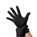 Перчатки витрил черные WALLY PLASTIC размер XL 100 шт./уп. WP270313 - фото 476899