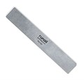 Пилка для ногтей ruNail для искусственных ногтей серая, прямая, абразивность 180/180 грит 0231 - фото 478020